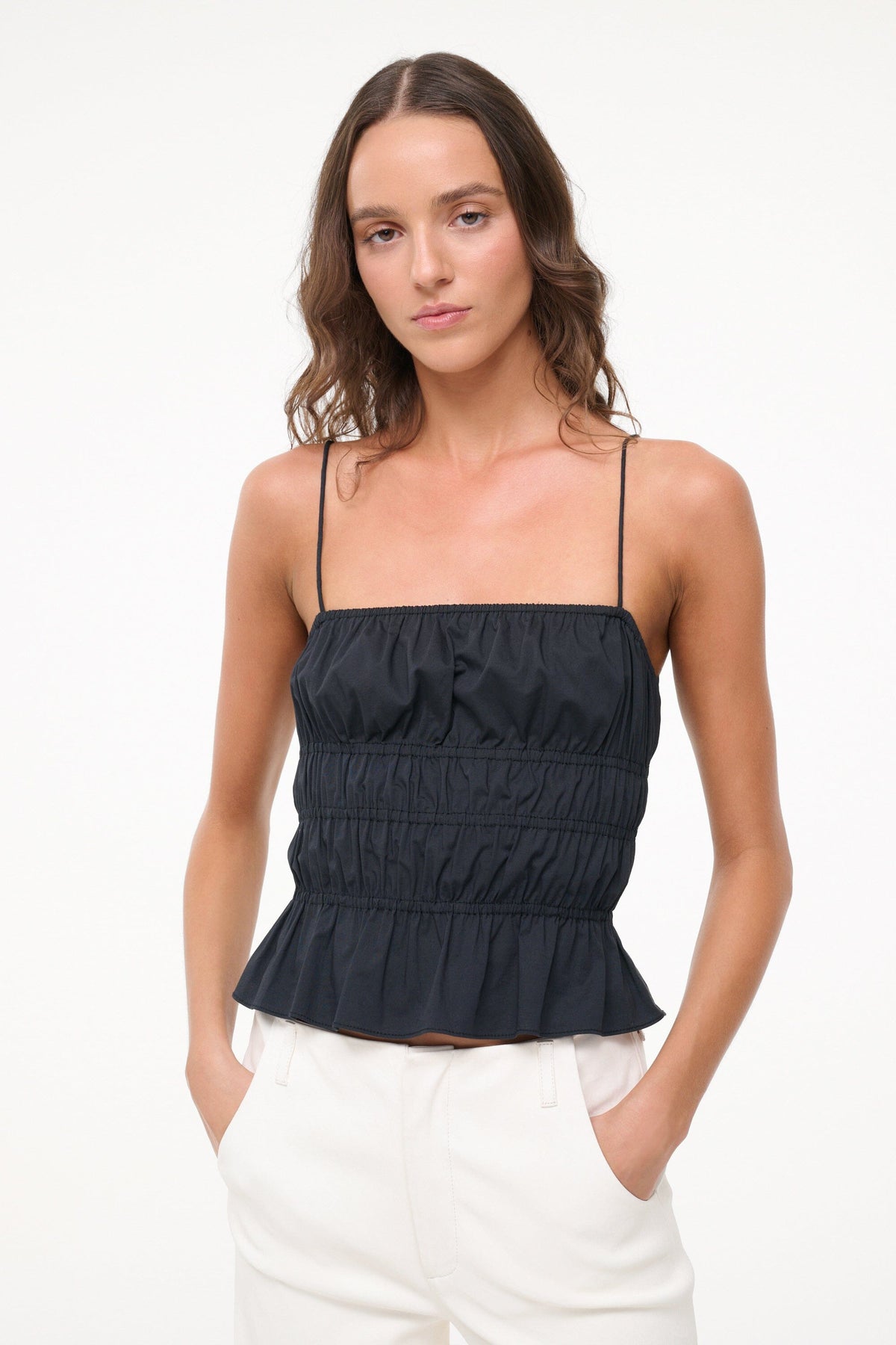 Image AYLA TOP | BLACK 1 of 7 and Clicking this image will trigger a zoom pop-up