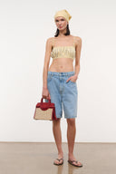 MAUDE MINI WICKER CARRYALL | NATURAL ROUGE NATURAL ROUGE / OS