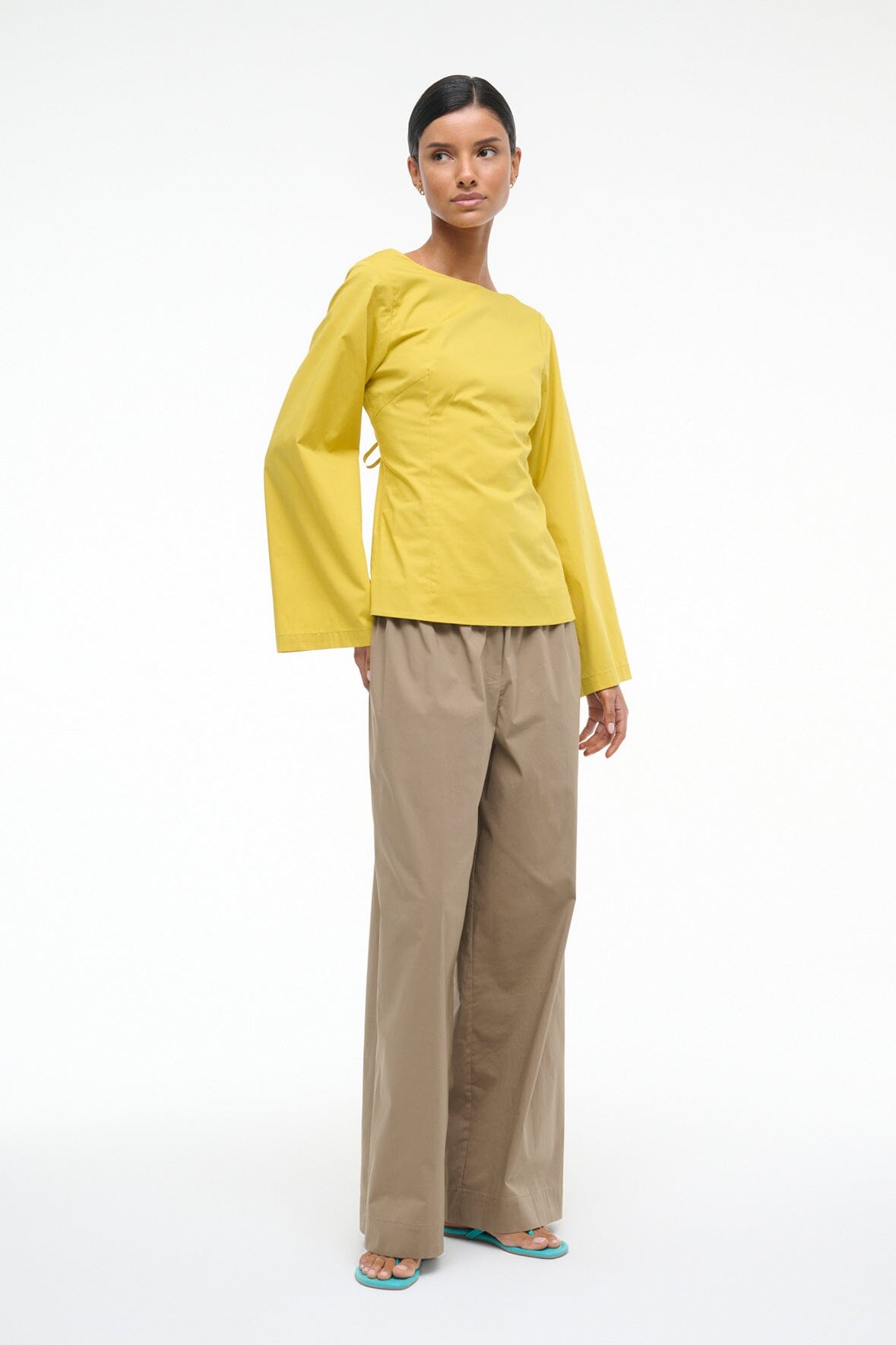 Image MINA TOP | CHARTREUSE 1 of 7 and Clicking this image will trigger a zoom pop-up