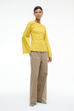 MINA TOP | CHARTREUSE