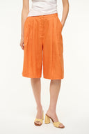 Image CRUZ BERMUDA LINEN SHORT | APRICOT 2 of 7