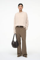 Image LARGE DEMY SHOULDER BAG | ESPRESSO WOVEN LEATHER 8 of 8