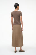 Image LENA SKIRT | TAUPE 3 of 7