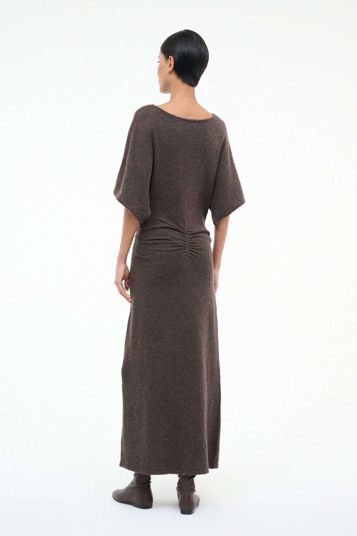 Staud Amelie Sweater Dress Canyon Staud Amelie Sweater Dress Canyon