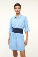 Image MICHELLE DRESS | AZURE PINSTRIPE 3 of 5