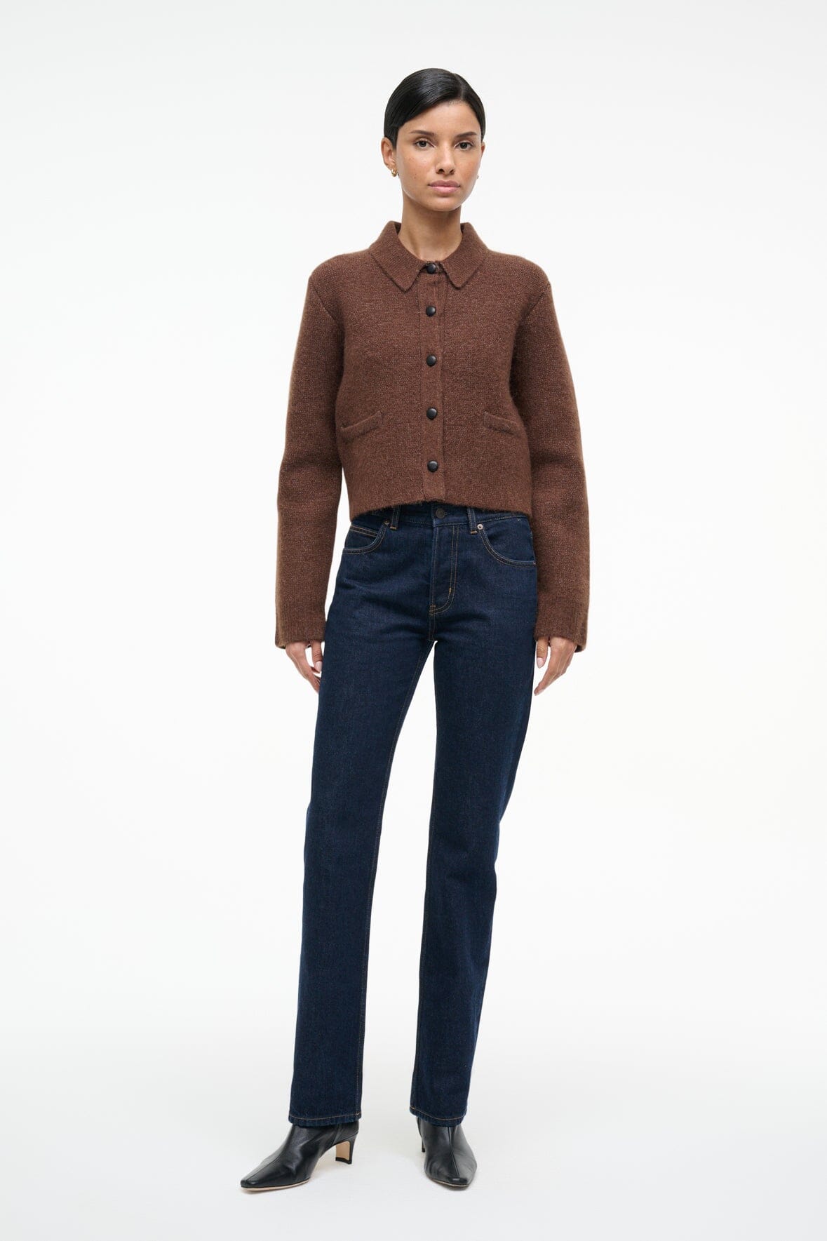 Image THEO SWEATER | TRUFFLE 1 of 5 and Clicking this image will trigger a zoom pop-up