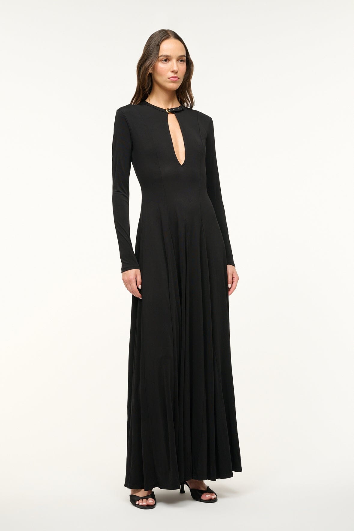 Image AMERIE DRESS | BLACK 2 of 5 and Clicking this image will trigger a zoom pop-up