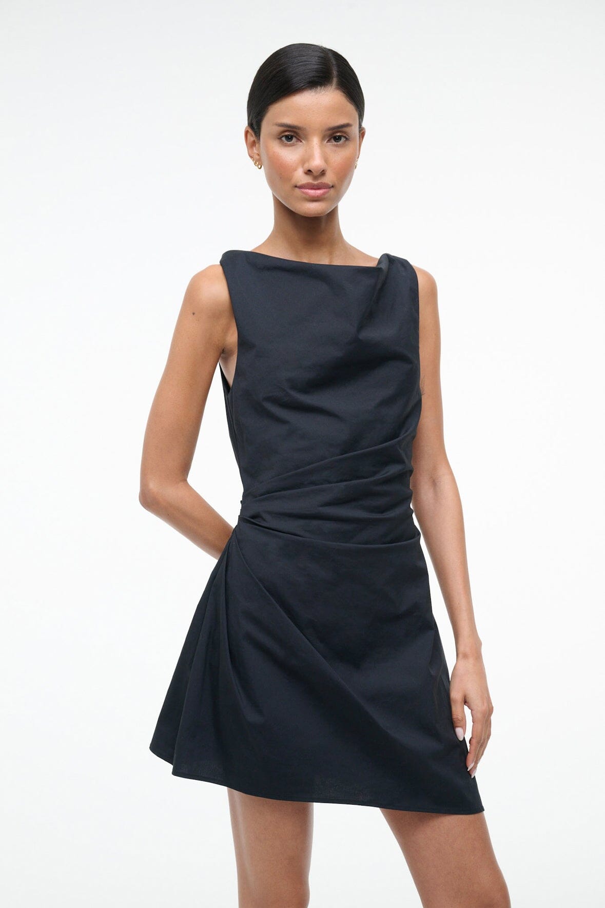 STAUD, Callie Mini Dress in Black, Size 00 STAUD, Callie Mini Dress in Black, Size 00