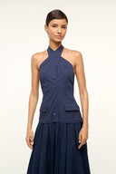 Image HARRINGTON DRESS | NAVY 3 of 5