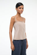Image VERONICA SILK TOP | DUNE 3 of 8