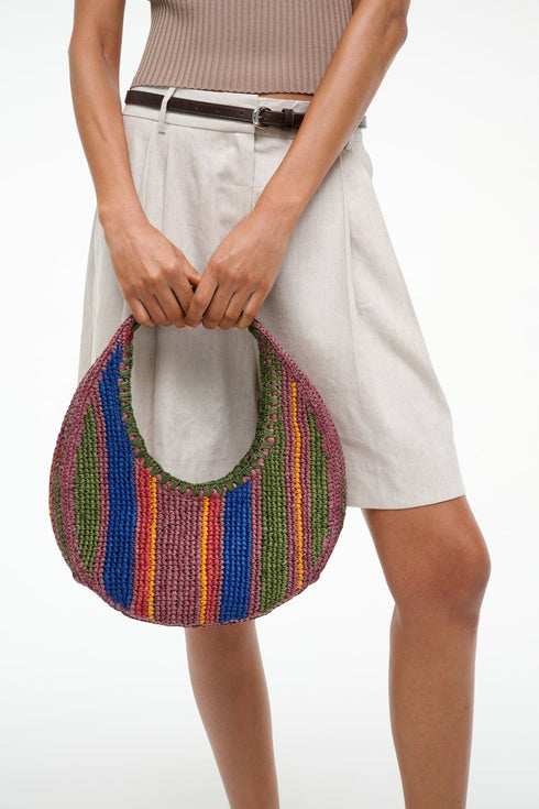 Go to MOON RAFFIA BAG JUNGLE STRIPE RAFFIA view 2