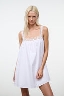 MARIELLA DRESS | WHITE WHITE / XS
