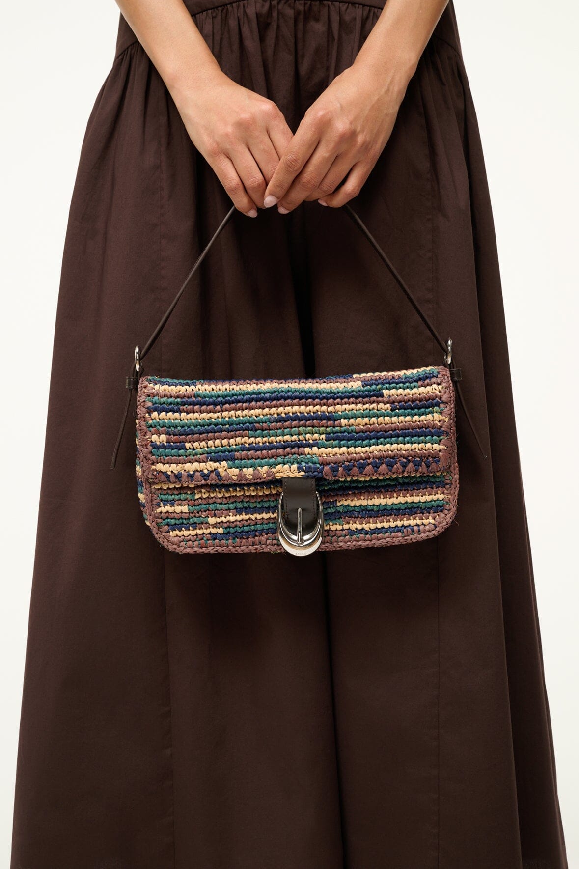 Image HARLOW RAFFIA BAG | MIXED RAFFIA 8 of 8 and Clicking this image will trigger a zoom pop-up