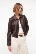 Image LEATHER MARINO JACKET | TIRAMISU 2 of 5