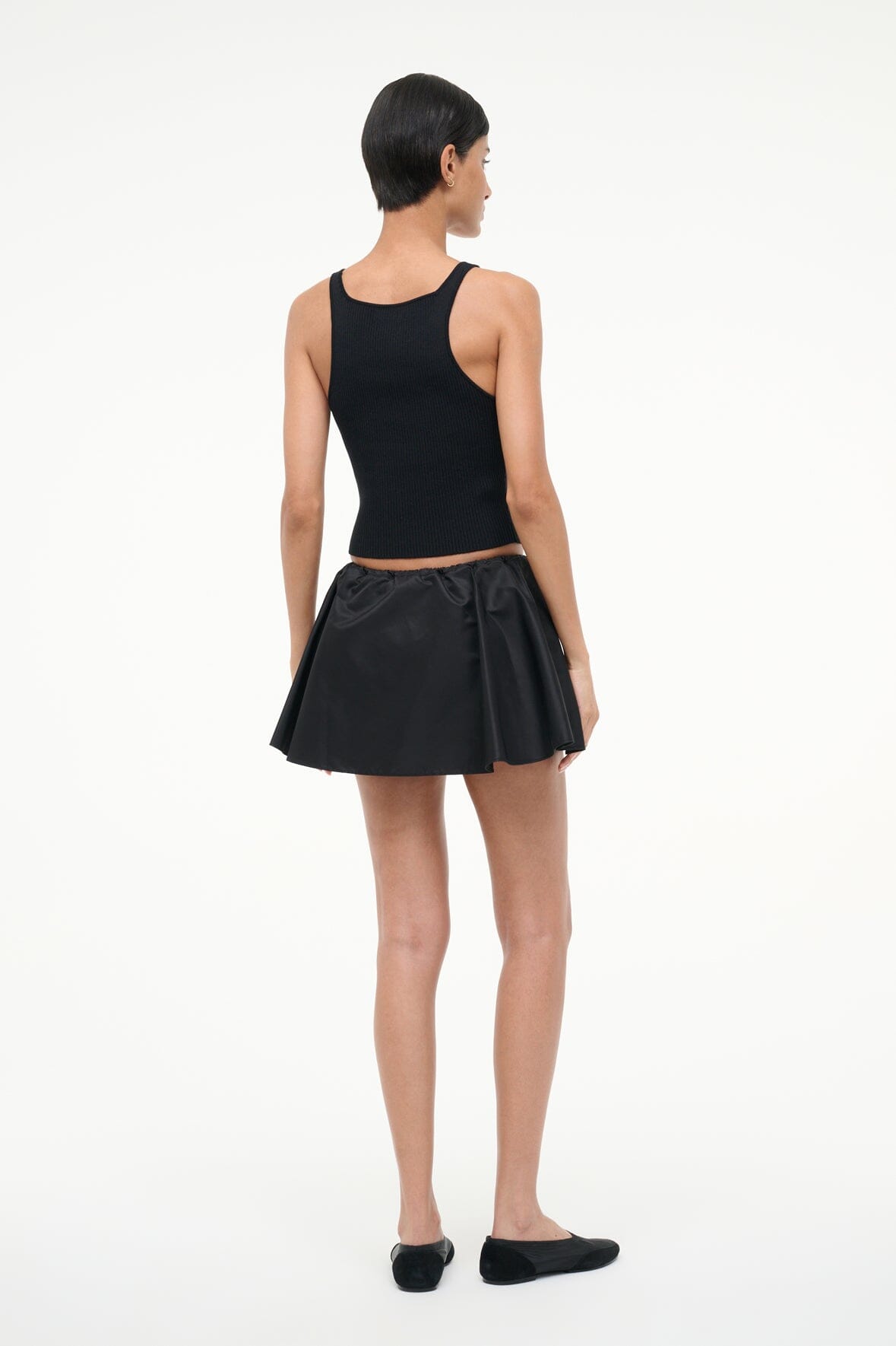 Image SOSA SKIRT | BLACK 2 of 4 and Clicking this image will trigger a zoom pop-up