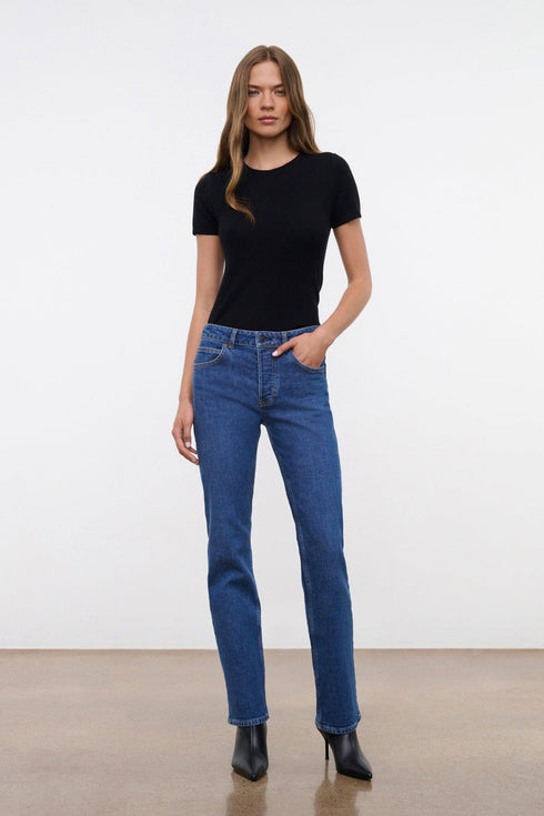Go to TEDDY STRETCH STRAIGHT JEAN STONE BLUE view 2