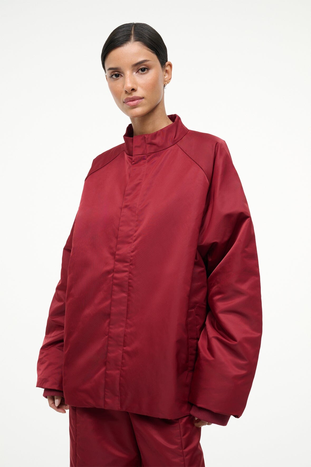 Image CAL JACKET | DEEP RED 4 of 5 and Clicking this image will trigger a zoom pop-up