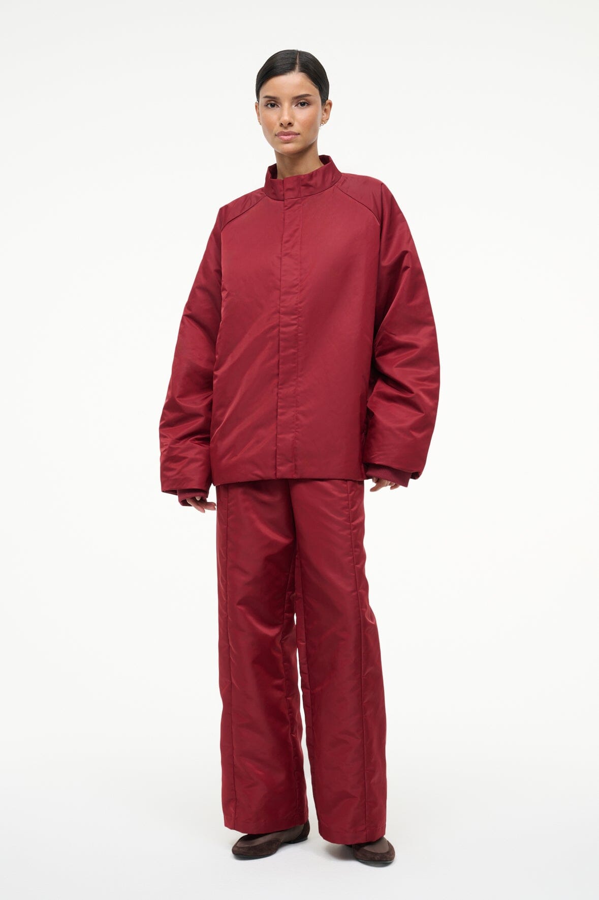 Image CAL JACKET | DEEP RED 3 of 5 and Clicking this image will trigger a zoom pop-up