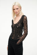 MILA TOP | BLACK STARFISH