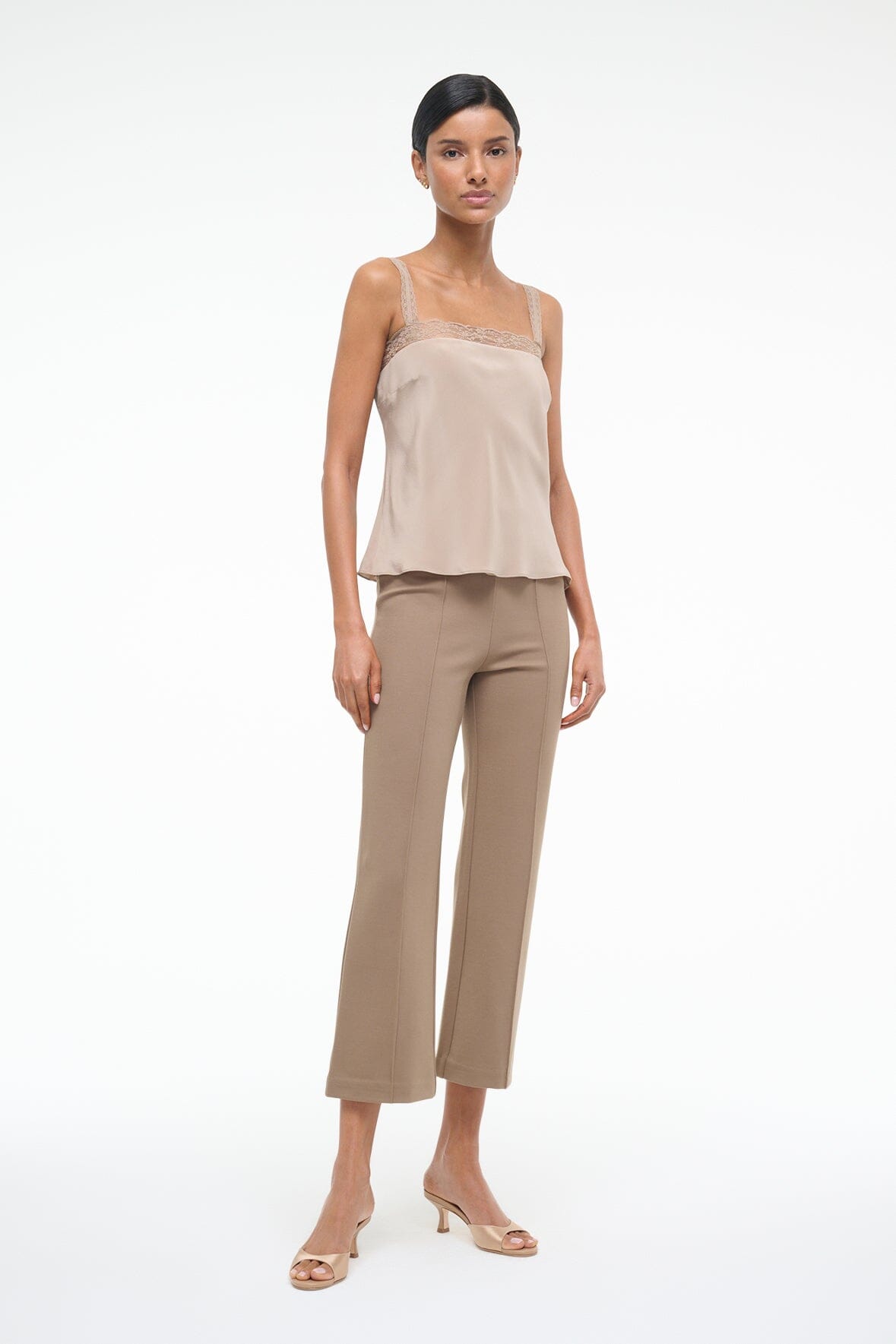Image KNACK PANT | TAUPE 1 of 6 and Clicking this image will trigger a zoom pop-up