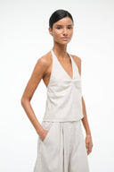 Image CORSO LINEN TOP | NATURAL 1 of 4