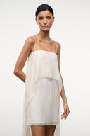 VALENCIA MINI DRESS | WHITE WHITE / 4