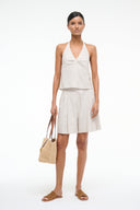 Image CORSO LINEN TOP | NATURAL 4 of 4
