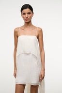 VALENCIA MINI DRESS | WHITE WHITE / 4