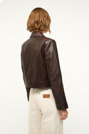 Image LEATHER MARINO JACKET | TIRAMISU 3 of 6