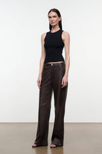 GUS LEATHER PANT | EARTH
