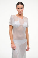 ZINC DRESS | SILVER SILVER / XS