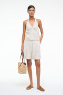 Image CRUZ LINEN SHORT | NATURAL 1 of 5