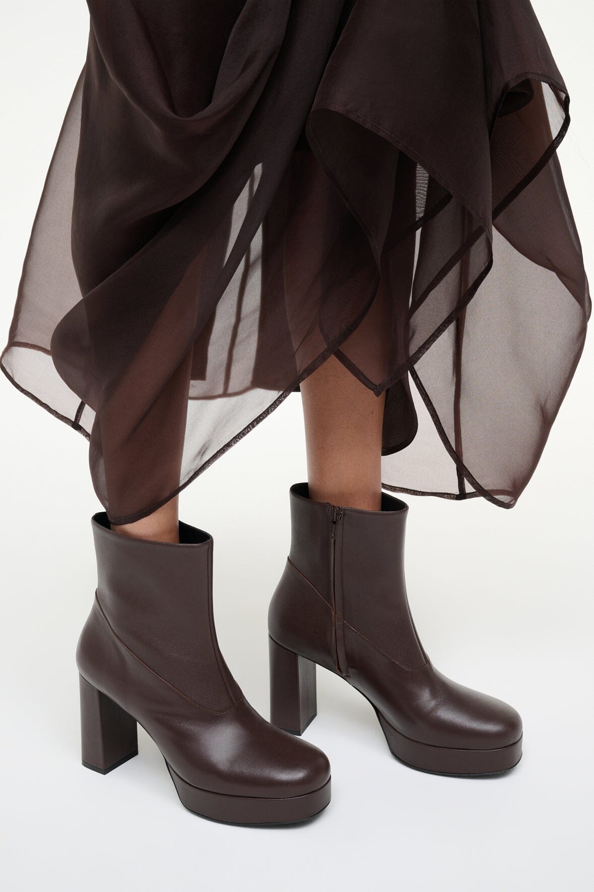 Image JODIE PLATFORM ANKLE BOOT | ESPRESSO 4 of 9 and Clicking this image will trigger a zoom pop-up