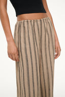 Image BONFIRE LINEN PANT | SAHARA STRIPE 6 of 7