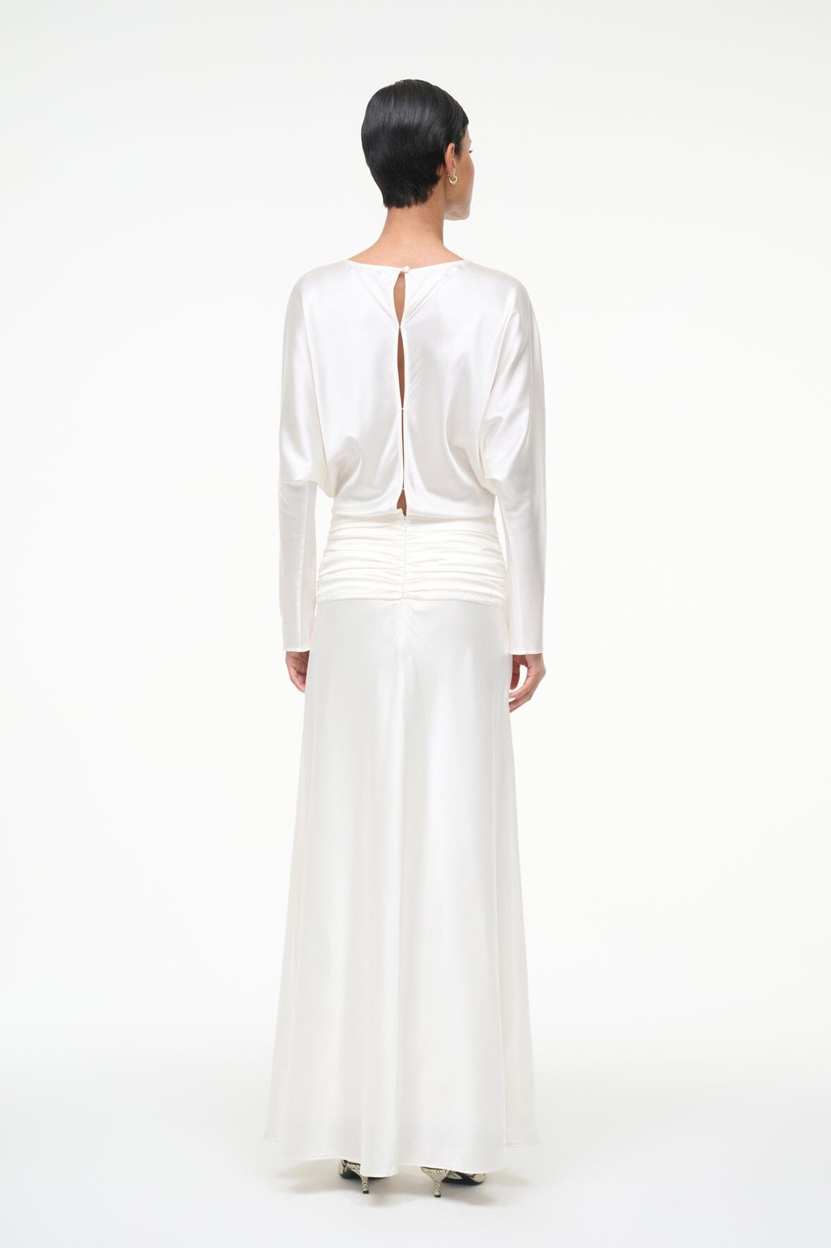 staud kristina dress ivory Staud Kristina Dress
