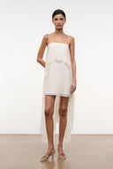 VALENCIA MINI DRESS | WHITE WHITE / 4