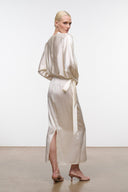 PHOEBE SILK DRESS | IVORY