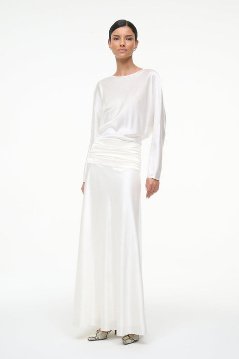 Go to FREDA SILK DRESS IVORY view 1