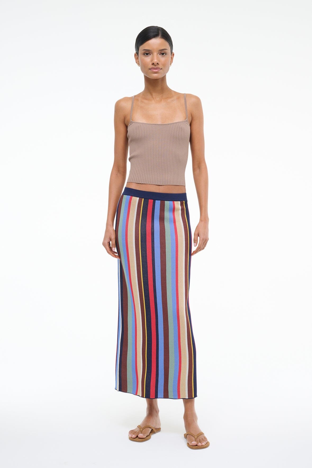 Image KARINA SKIRT | MARKET STRIPE 3 of 5 and Clicking this image will trigger a zoom pop-up