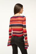 Image PARKER SWEATER | AUTUMNAL FADED STRIPE 3 of 5