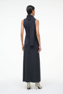 Image CANAL MIDI DRESS | CHARCOAL 5 of 8