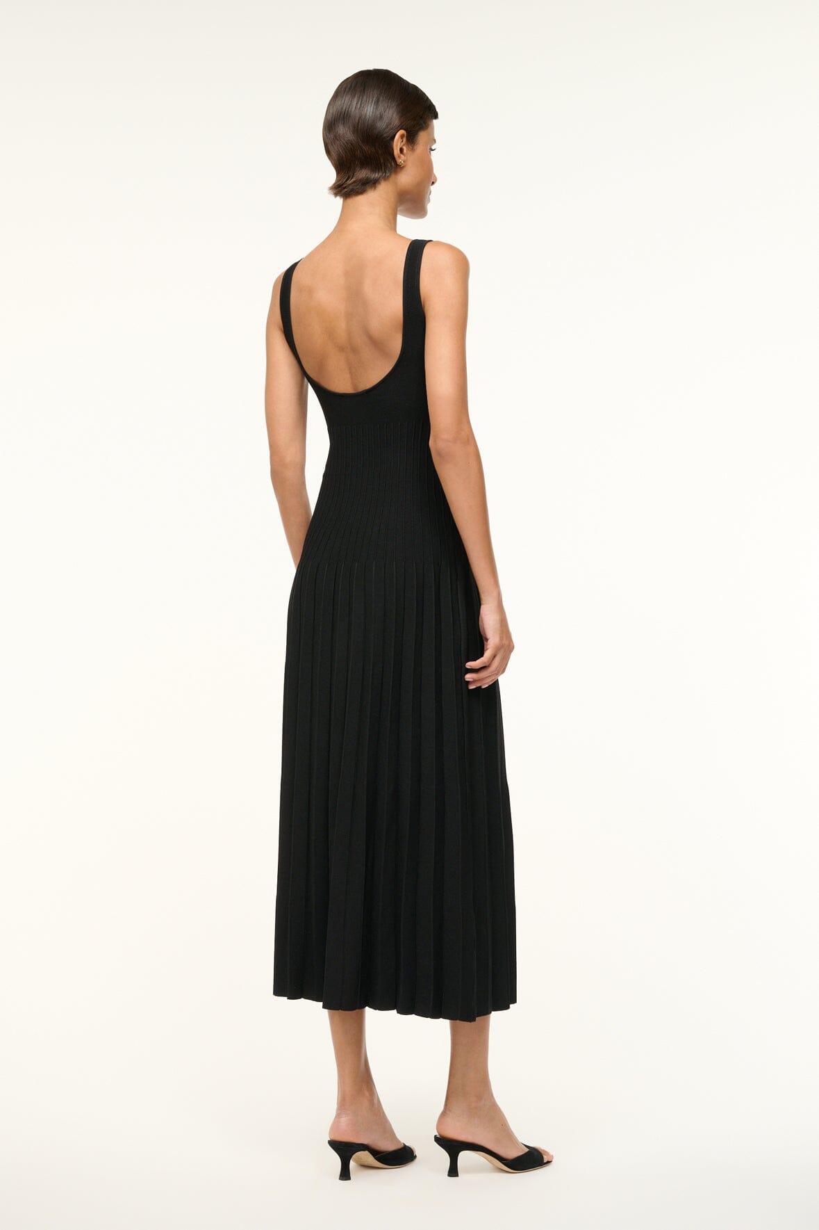 staud ellison pleated midi-dress Staud Ellison Dress by Staud