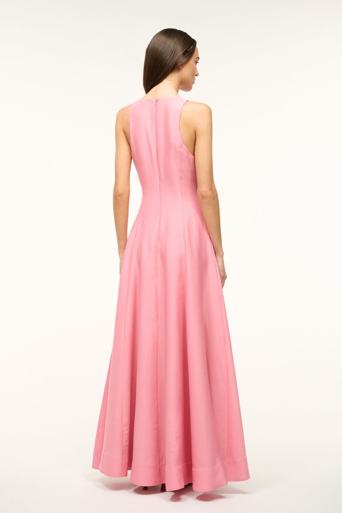 Image HEIKE DRESS | DAMASK PINK 4 of 6 and Clicking this image will trigger a zoom pop-up