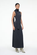 Image CANAL MIDI DRESS | CHARCOAL 4 of 8