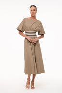 Image AMY DRESS | TAUPE 3 of 5