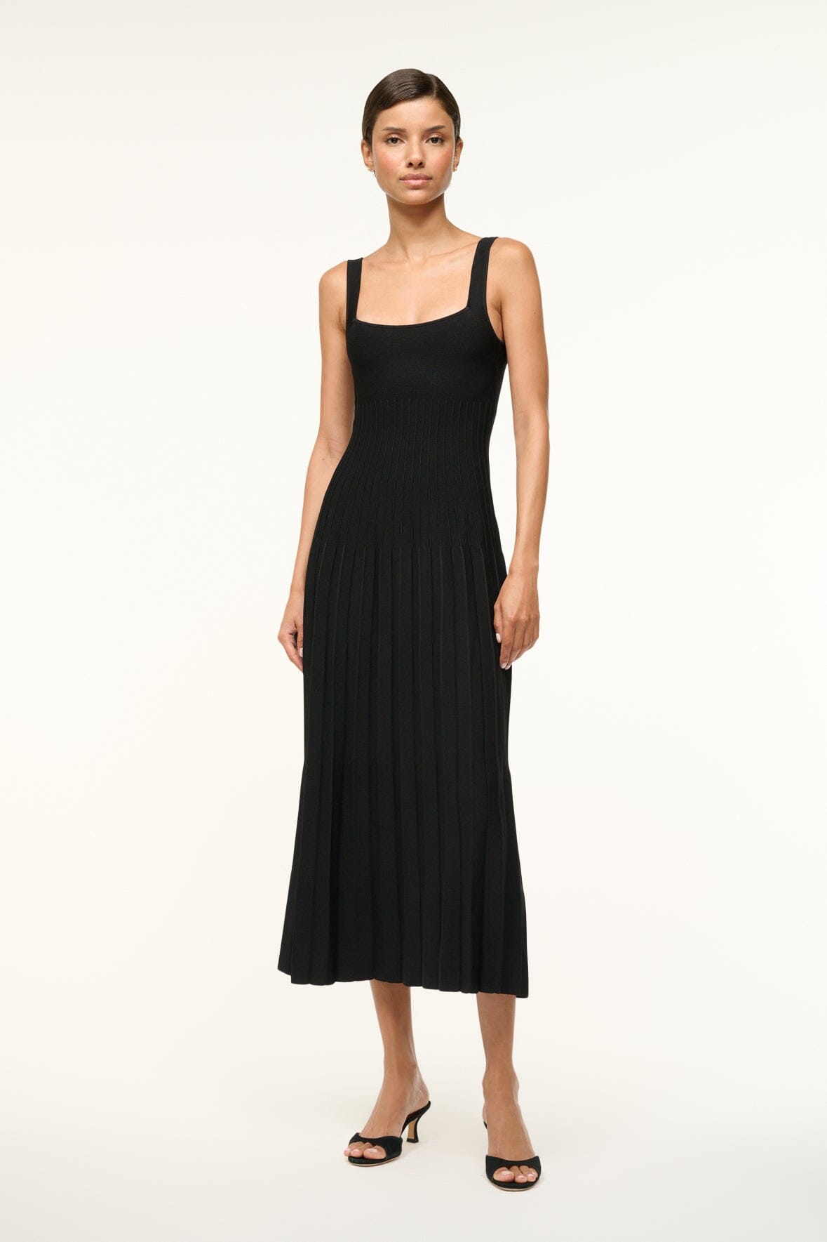 Image ELLISON DRESS | BLACK 1 of 4 and Clicking this image will trigger a zoom pop-up