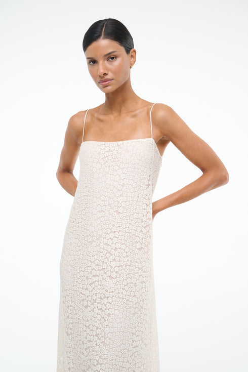 Go to DELFINA DRESS TINY BLOOM IVORY view 2