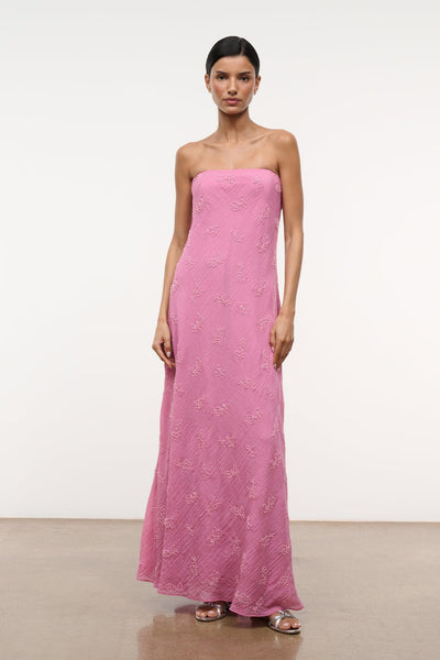 pink staud dress STAUD, Cassie Dress in Flirt, Size 12