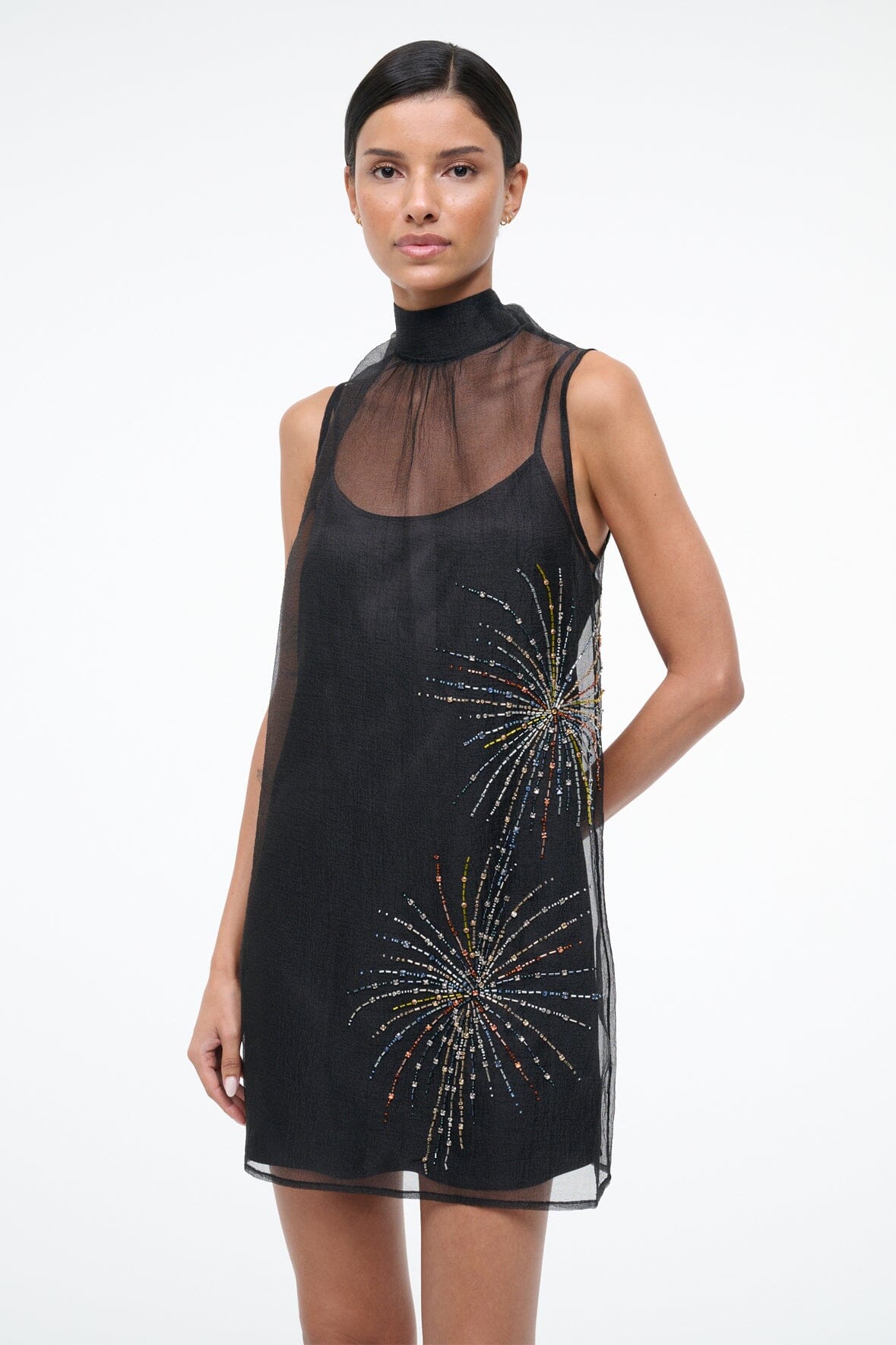 staud albee mini dress STAUD Albee Mini Dress Shop at the Mix