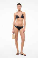LIDO BIKINI TOP | BLACK